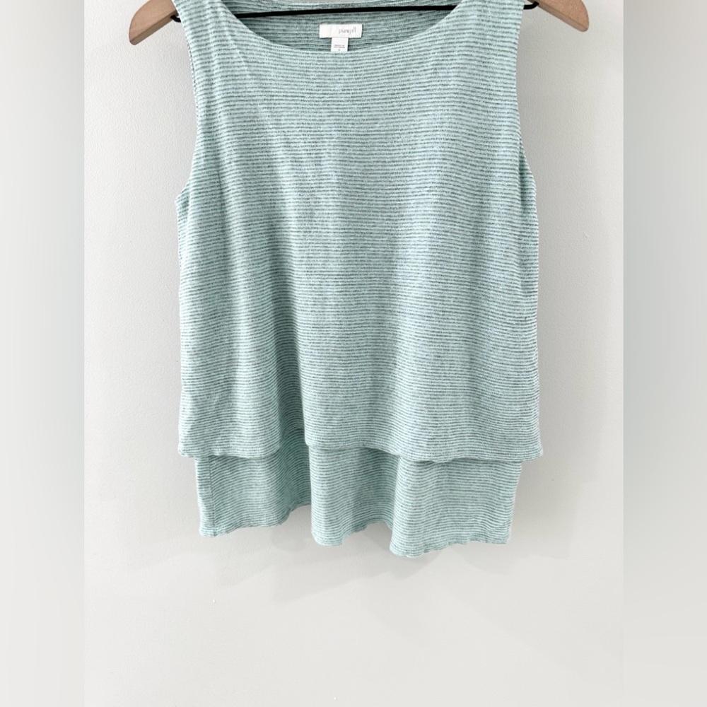 J. Jill Light Blue Tank Top - Picture 3 of 8